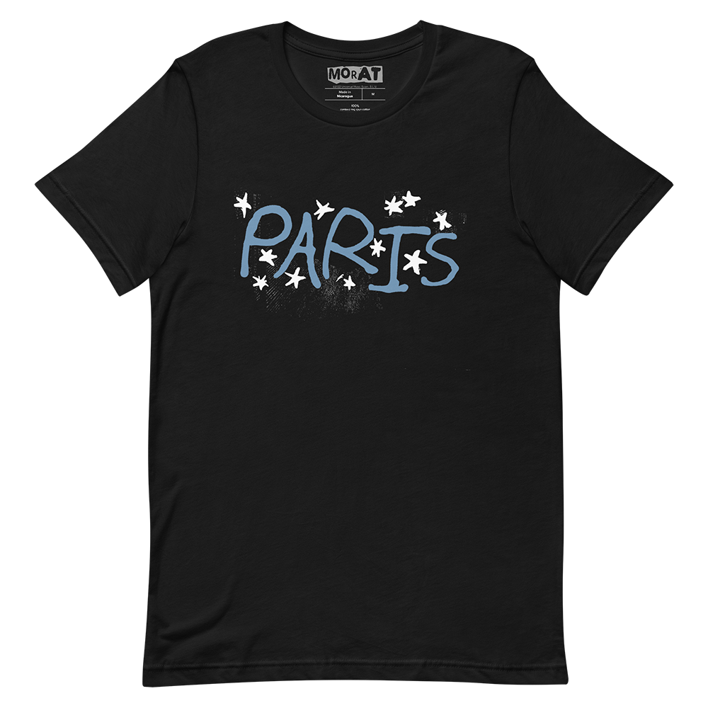 Paris Black Tee